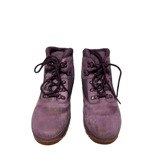 TIMBERLAND PURPLE SUEDE BOOTS GIRLS SIZE 7