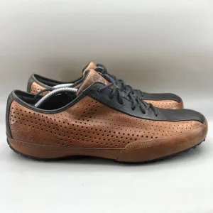 Timberland The Vision Driving Shoes Men Size 13 Brown Perforated Leather Casual