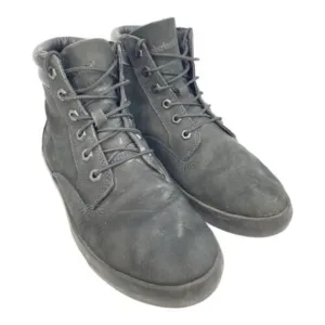 Timberland Womens A1KLO Dausette Nubuck Black Suede Leather Boots Size 8.5