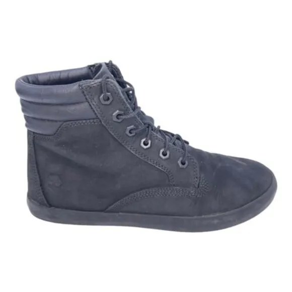 Timberland Womens A1KLO Dausette Nubuck Black Suede Leather Boots Size 8.5