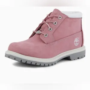 Timberland Women's Nellie Chukka Pink Waterproof Boots Size 7
