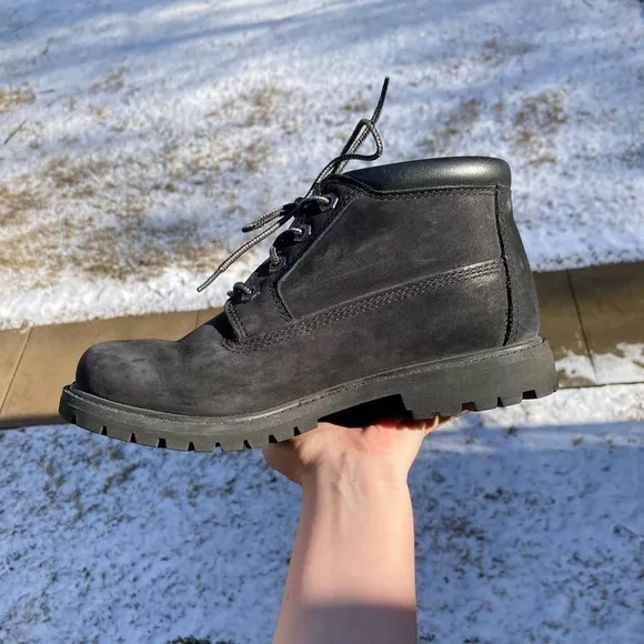 Timberland Women's Nellie Double Waterproof Ankle Boot Black Boots