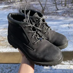 Timberland Women's Nellie Double Waterproof Ankle Boot Black Boots