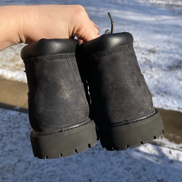 Timberland Women's Nellie Double Waterproof Ankle Boot Black Boots