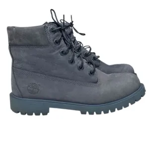 Timberland Suede Boots Soft Leather Lace Up Boots Size 6 Boys Blue Gray