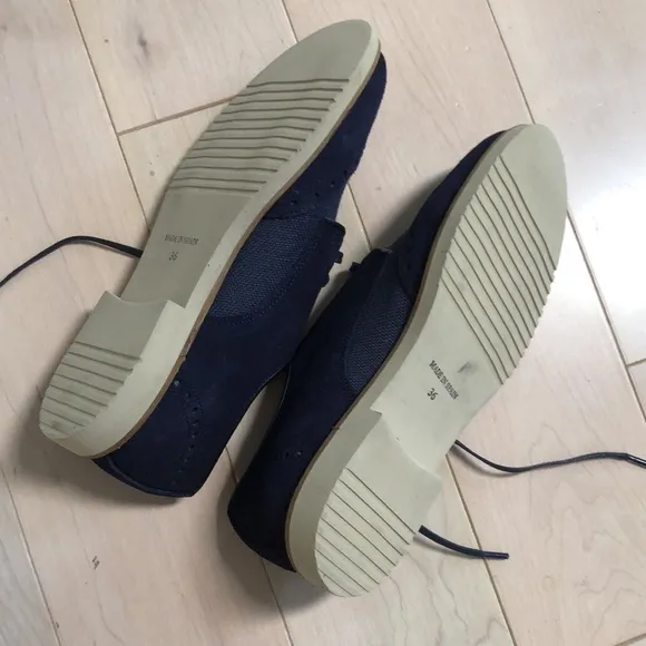 Tizzas Spain designer boys navy dress shoes 36