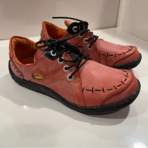 TMA EYES Hand Stitching Leather Women's Sneaker 41
