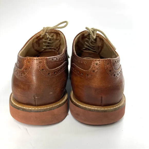 To Boot New York Adam Derrick Oxford Shoes Lace Brown Made in Italy Size 11