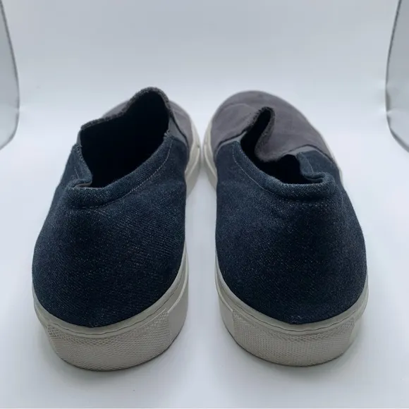 to Boot New York Men's Racer Suede Slip-On Sneakers - blue loader size 9.5 1083