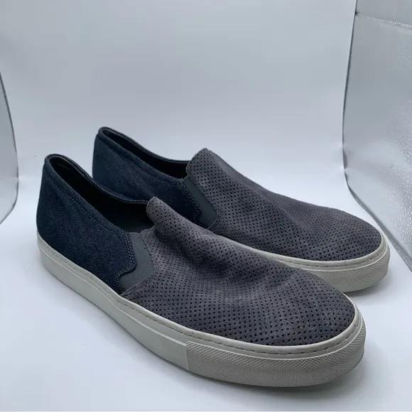 to Boot New York Men's Racer Suede Slip-On Sneakers - blue loader size 9.5 1083