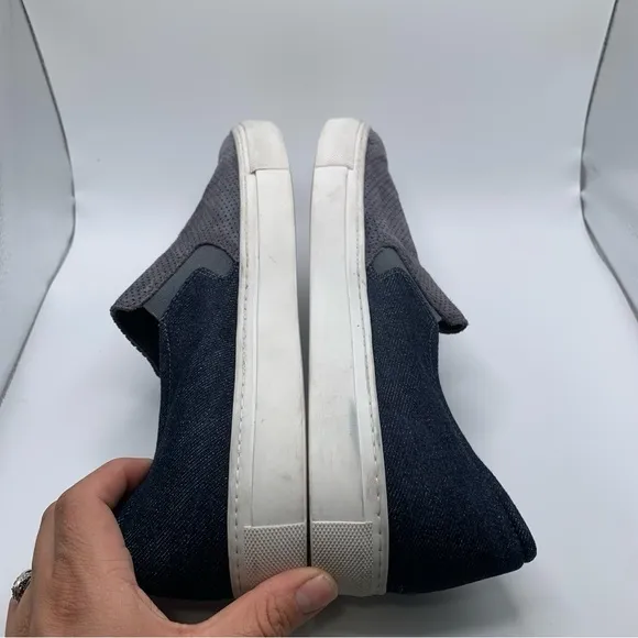to Boot New York Men's Racer Suede Slip-On Sneakers - blue loader size 9.5 1083