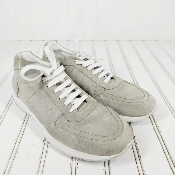 To Boot New York Tan Suede Lace Up Casual Sneakers M392