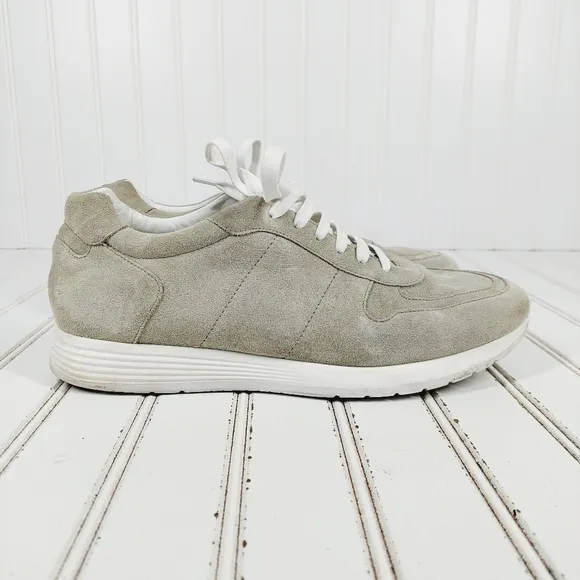 To Boot New York Tan Suede Lace Up Casual Sneakers M392
