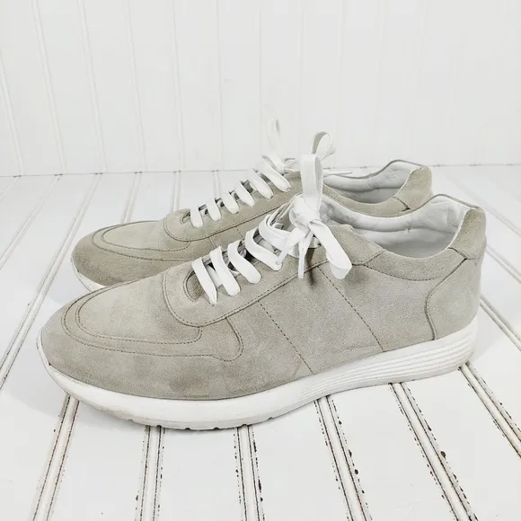 To Boot New York Tan Suede Lace Up Casual Sneakers M392