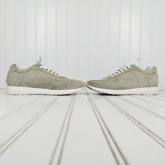 To Boot New York Tan Suede Lace Up Casual Sneakers M392