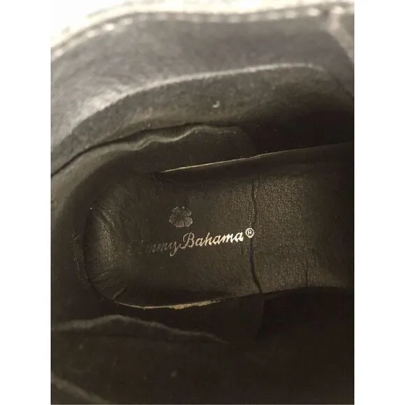 Tommy Bahama Evert Black Suede Leather Chukka Desert Booties USWomen’s sz 8.5