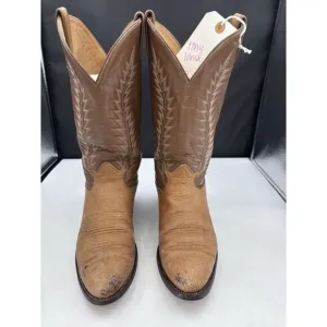 Tony Lama 6973 9D‎ Men's  Ladies 11 Leather Boots, Traditional Walking Heel 2502