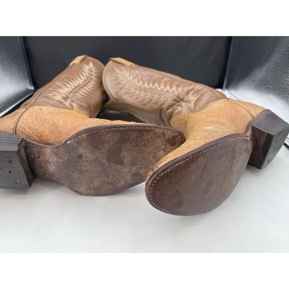 Tony Lama 6973 9D‎ Men's  Ladies 11 Leather Boots, Traditional Walking Heel 2502