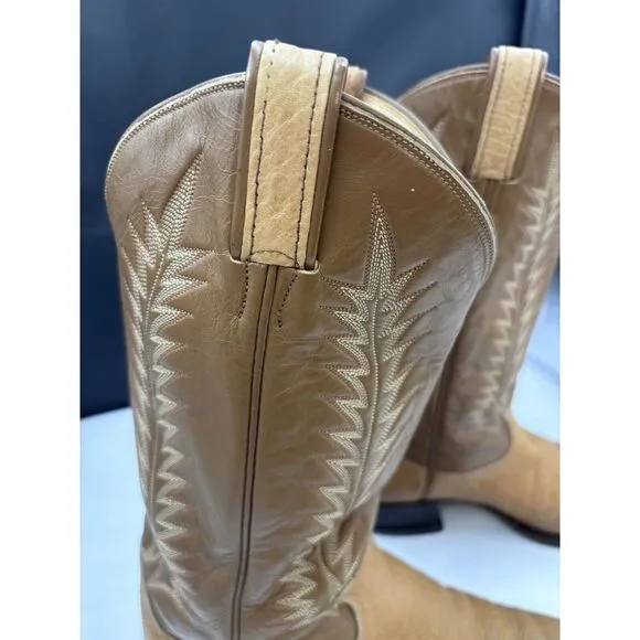 Tony Lama 6973 9D‎ Men's  Ladies 11 Leather Boots, Traditional Walking Heel 2502