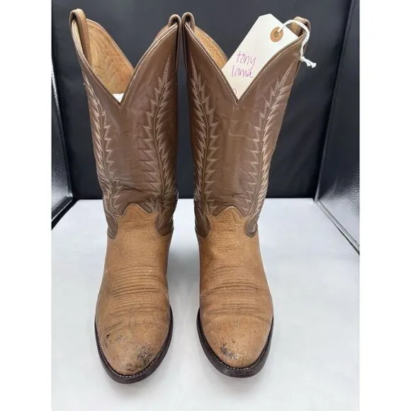 Tony Lama 6973 9D‎ Men's  Ladies 11 Leather Boots, Traditional Walking Heel 2502