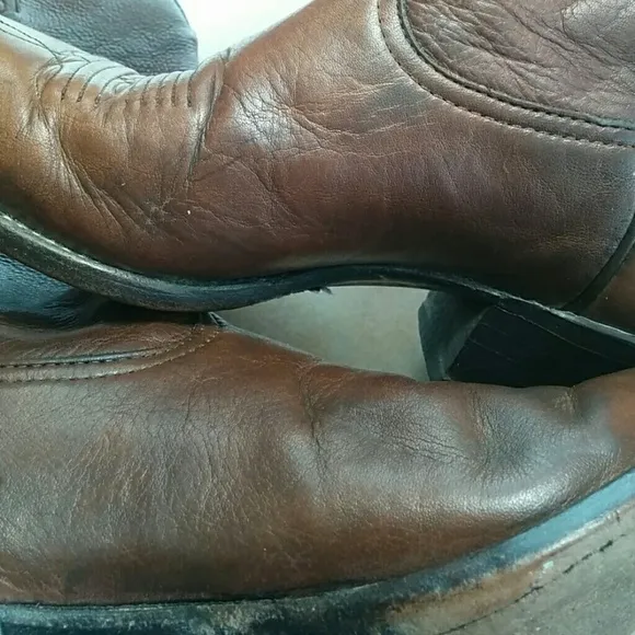 🎉tony Lama Leather Western Boots