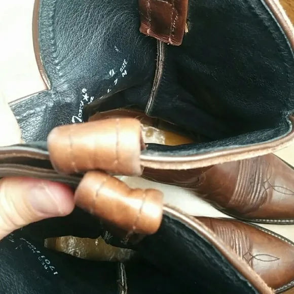 🎉tony Lama Leather Western Boots