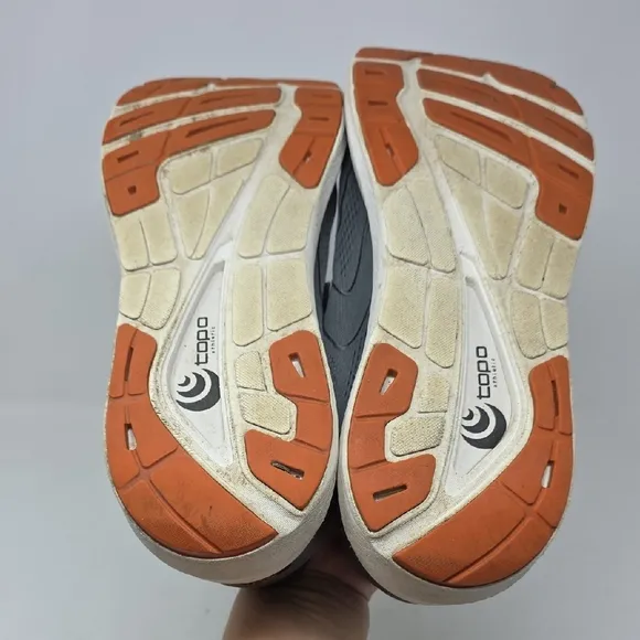 Topo Phantom 2 5MM Drop Gray/ Clay  Athletic Running Shoes Mens Size 12.5