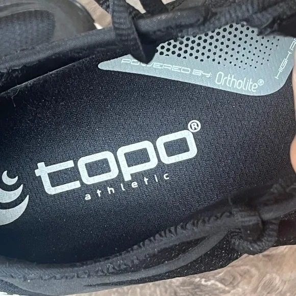 Topo ST-4 Zero Drop Road Black Running Shoes Womens 9 UK 7 EU 40.5