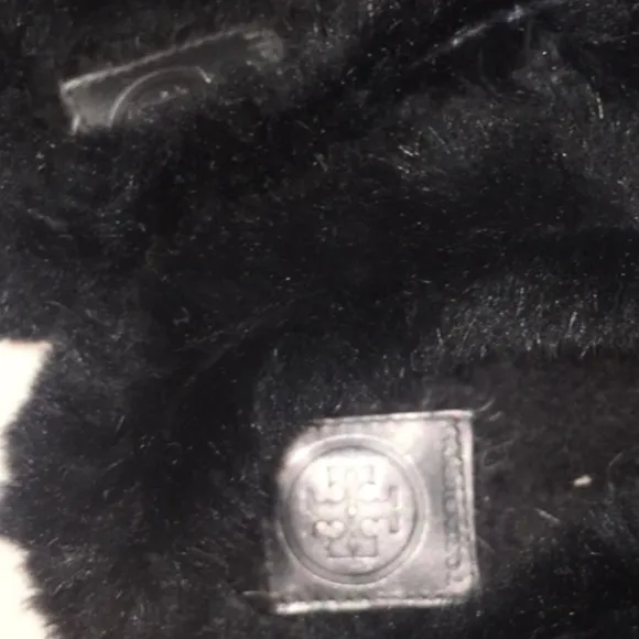 Tory Burch Aberdeen rabbit fur shoes moccasins size 7