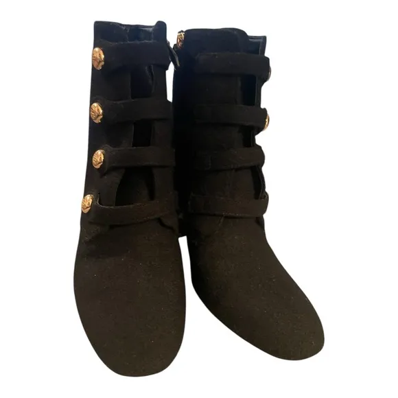 Tory Burch Black Marissa Wool Bootie Size 9.5