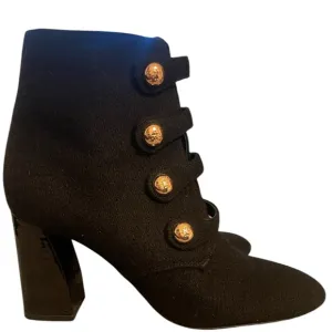 Tory Burch Black Marissa Wool Bootie Size 9.5
