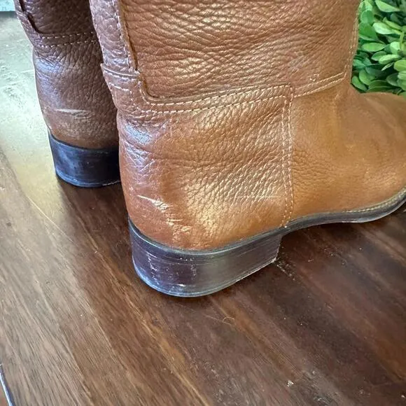 Tory‎ Burch Junction Tall Pebbled Leather Riding Boots 9