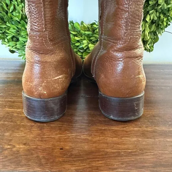 Tory‎ Burch Junction Tall Pebbled Leather Riding Boots 9