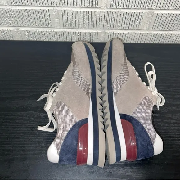 TORY BURCH Sawtooth Suede Logo Sneaker