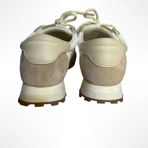 Tory Burch Women’s Trainers brown suede and leather. Size 8.5