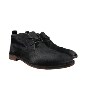 Trask Shoes Womens 6 Booties Chukka Calf Hair Leather Classic Addy Black Lace Up