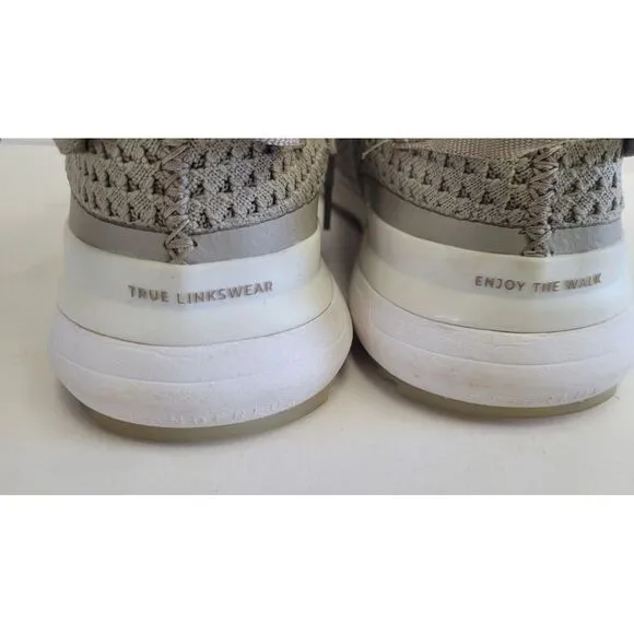 True Linkswear Lux Sport Golf Shoe Men's Gray Size 11, Breathable Shoes
