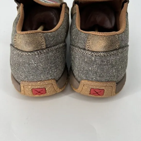Twisted X Casual Shoes Mens EcoTWX VFW Slip On Driving Moc MXC0010 Size 11