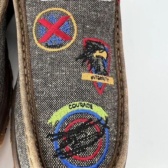 Twisted X Casual Shoes Mens EcoTWX VFW Slip On Driving Moc MXC0010 Size 11