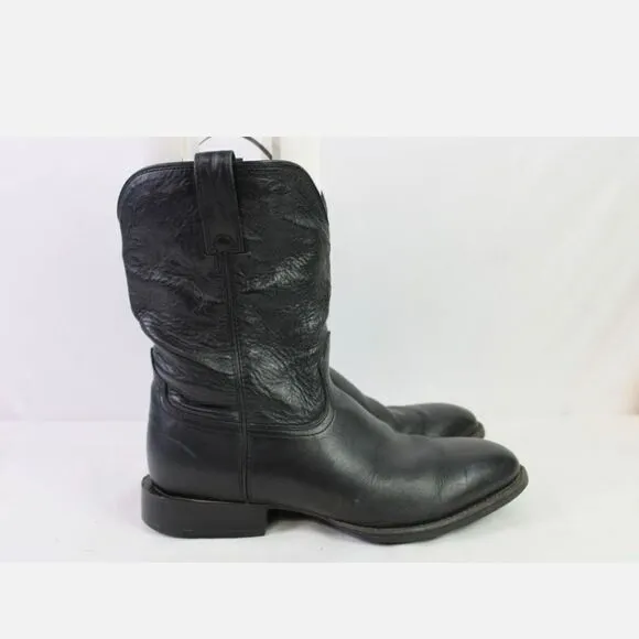 Twisted X Black Leather Boots Mens 10.5D MRP0002.