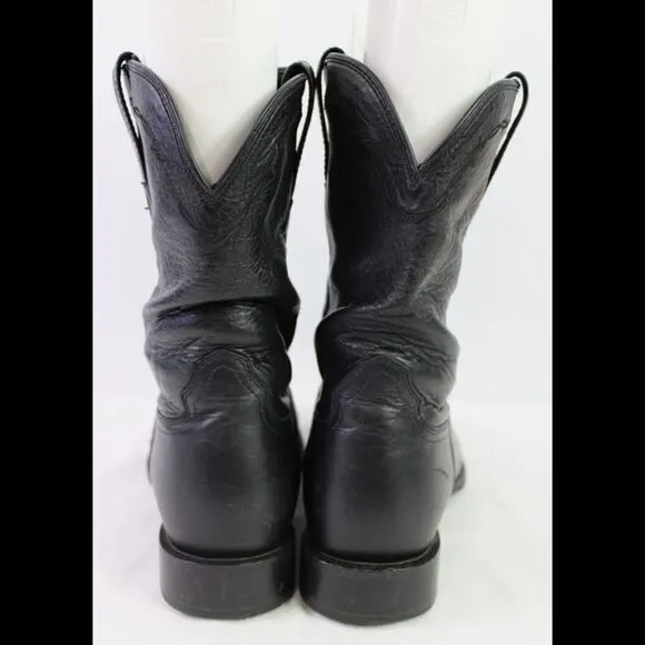 Twisted X Black Leather Boots Mens 10.5D MRP0002.