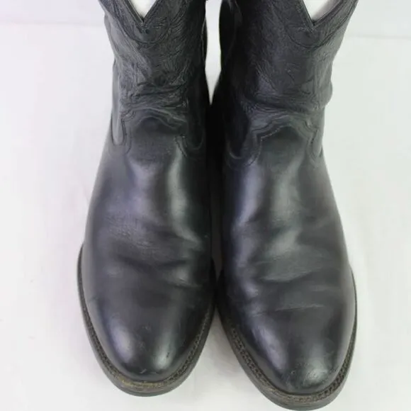 Twisted X Black Leather Boots Mens 10.5D MRP0002.