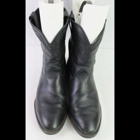 Twisted X Black Leather Boots Mens 10.5D MRP0002.