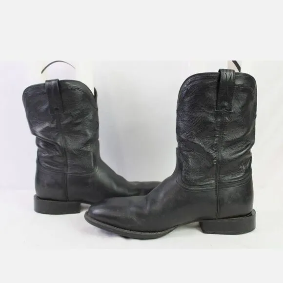 Twisted X Black Leather Boots Mens 10.5D MRP0002.