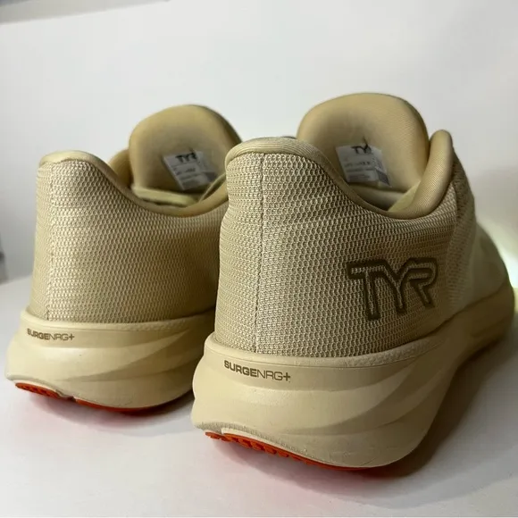 TYR Men's Size 11 Techknit RNR-1 Tab Cream Colored Trainer