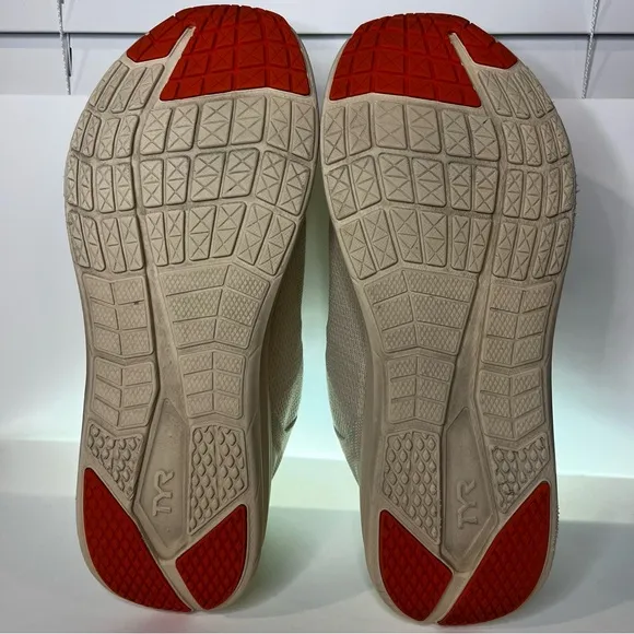 TYR Men's Size 11 Techknit RNR-1 Tab Cream Colored Trainer