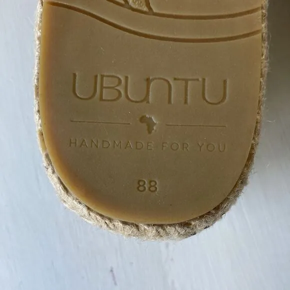 UBUNTU Men’s Handmade Classic AFRIDRILLES Loafer Shoes Size Men’s 8 New