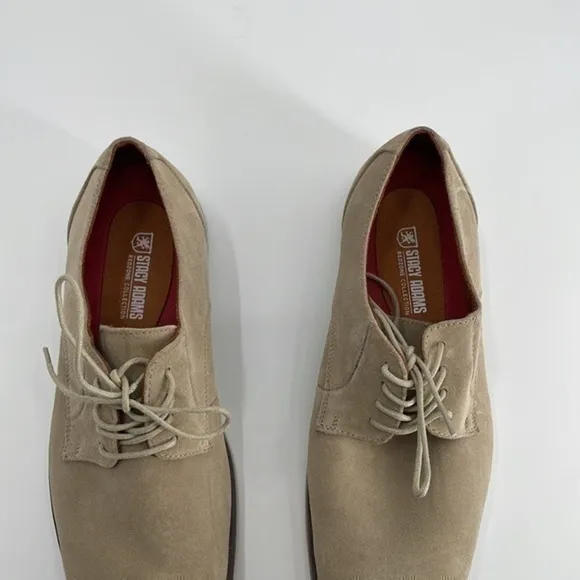 UEC Stacy Adams Tayson plain toe suede Oxford shoes 10.5 no box