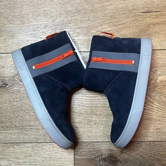 UGG Adler Blue Suede Sneakers Size 38/6US