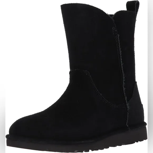 UGG Alida Suede Slouch Boots Black Size 9